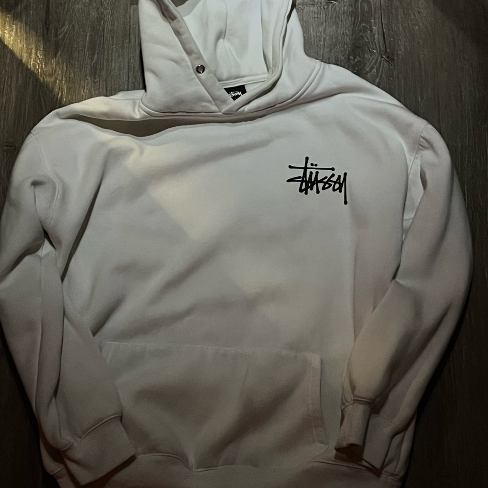 Stussy White Hoodie